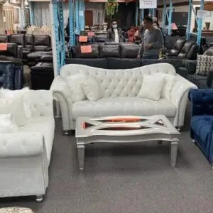 3PC BEIGE VELVET ROLLED ARMS SOFA SET