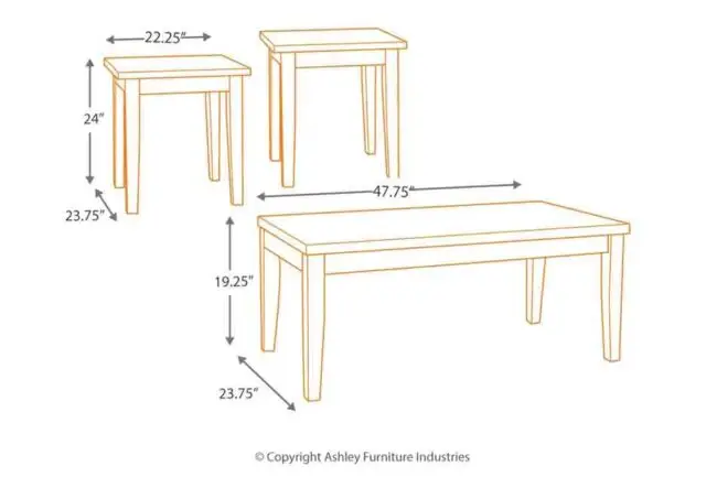 3PC Theo Coffee Table Set - Image 3