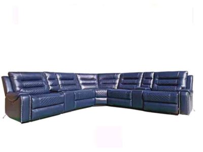 LEATHER GEL POWER RECLINER SECTIONAL