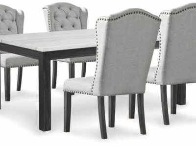 7 Piece Rectangular Table and 6 Side Chairs