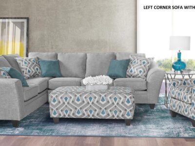 2PC Fabric Sectional