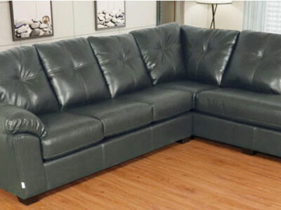 2PC Leather Air Sectional