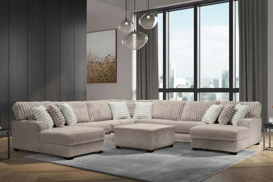 5PC Plush Moonstruck Sectional